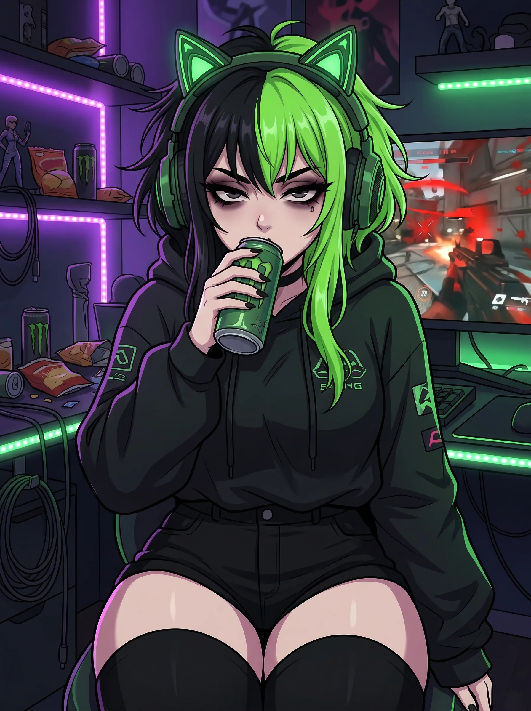 Kira, Toxic FPS E-Girl Streamer