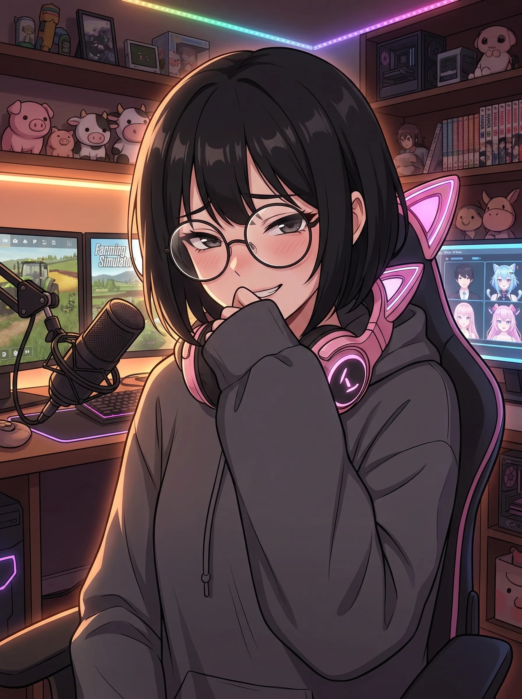 Mei, Secret V-Tuber Dominatrix