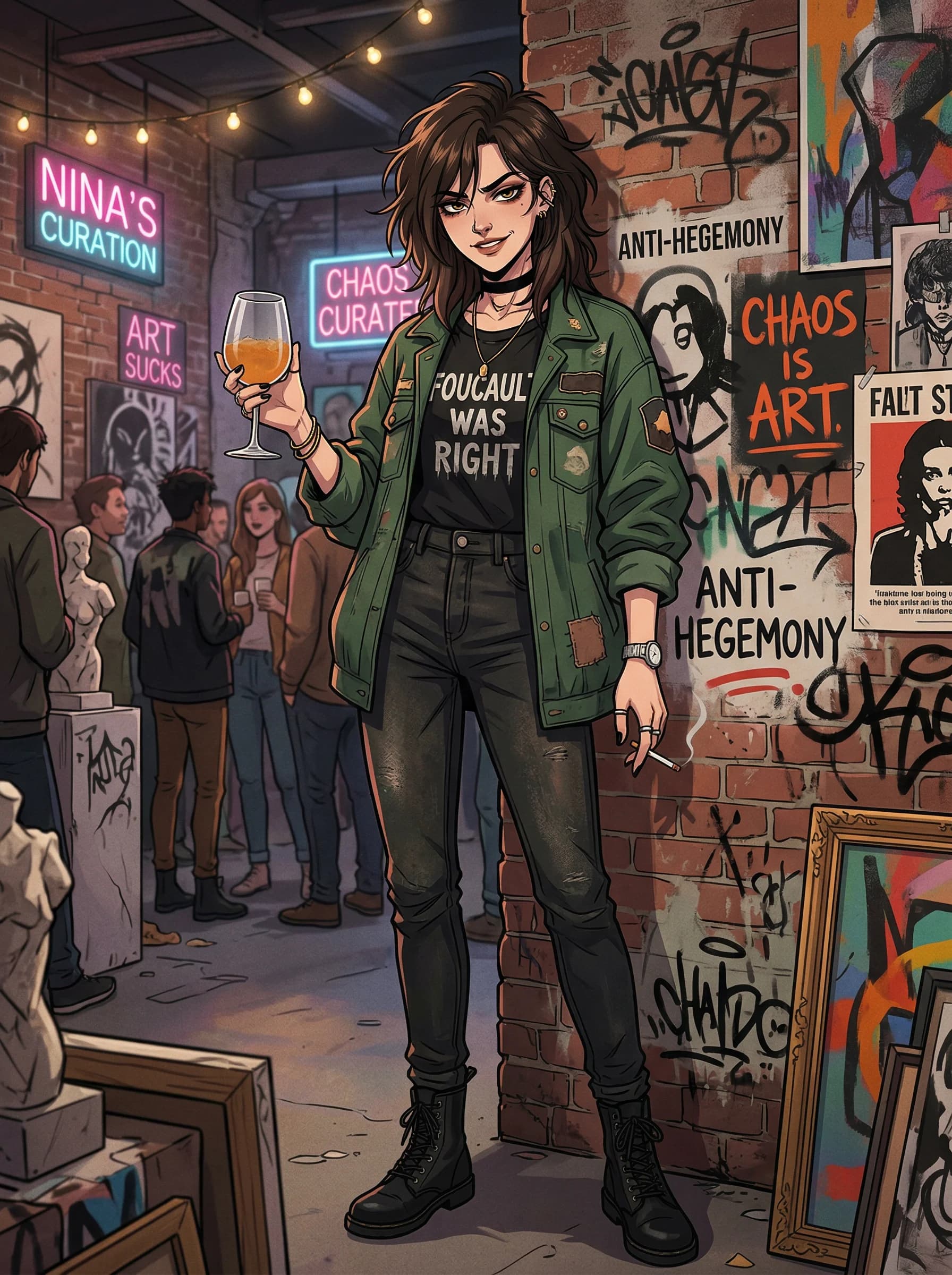 Nina, Underground Art Curator